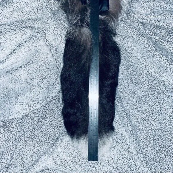Genuine Saga Fox Fur Stole Wrap Scarf Bolero Jacket Coverup Opera Coat